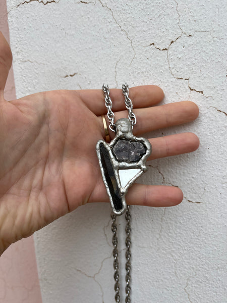 Shiny Mica & Black Quartz